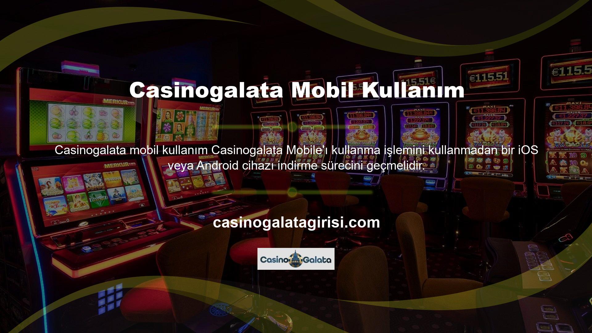 Casinogalata Mobil Fiyatları, kullanıcı tarafından seçilen cihazın, Bahis Şirketi'nin mevcut cihazları yalnızca güvenlik nedenleriyle kullanmasına izin verilmemesi gerekir