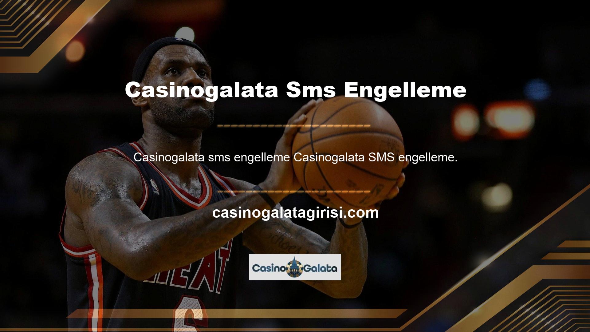Casinogalata SMS engelleme, gün boyunca farklı sitelerden gelen mesajları engellemek için tamamen size bağlıdır